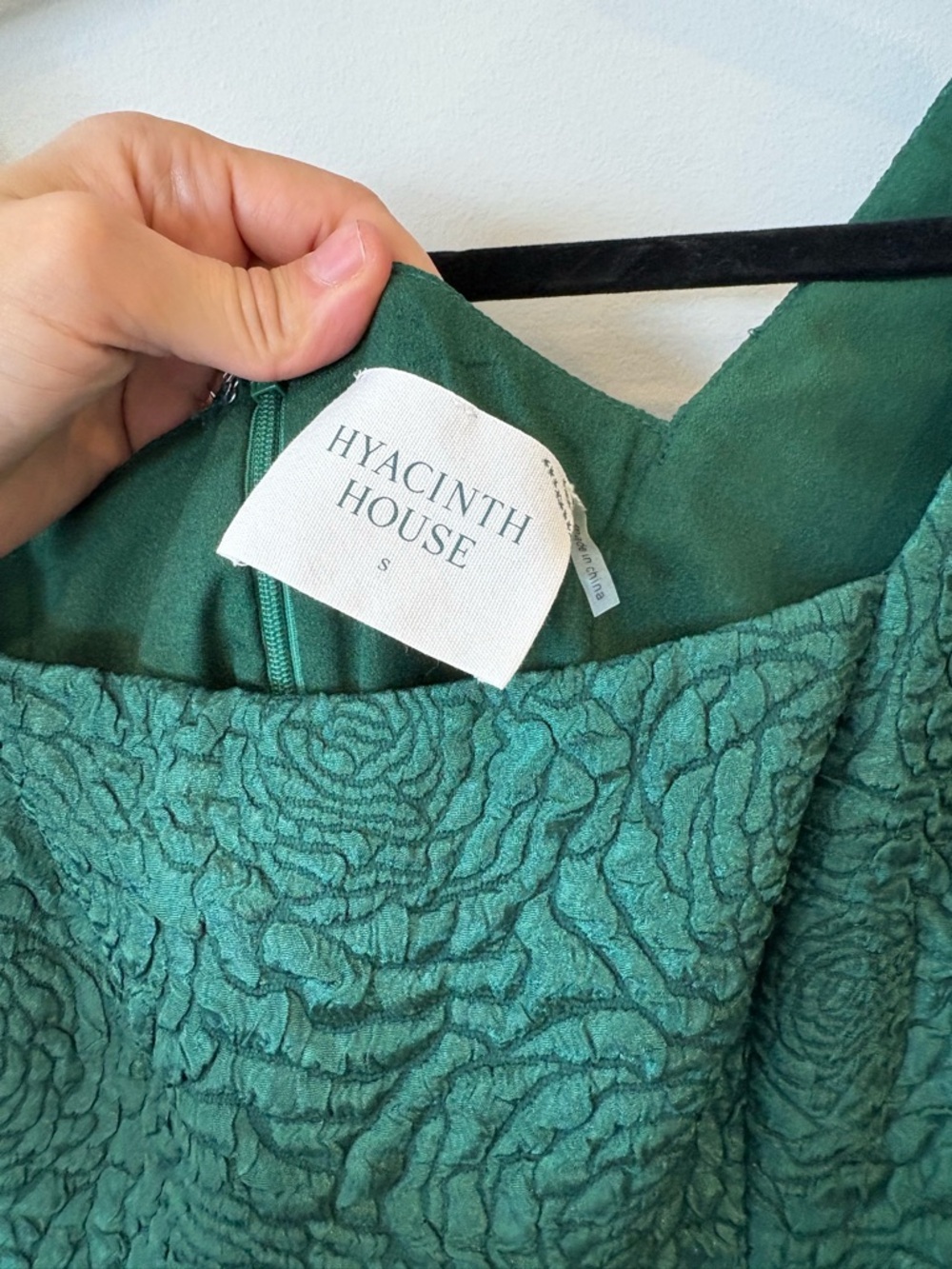 Tuckernuck Hyacinth House NEW Emerald Green Juliana Mini Dress Size small NWT - Picture 7 of 7